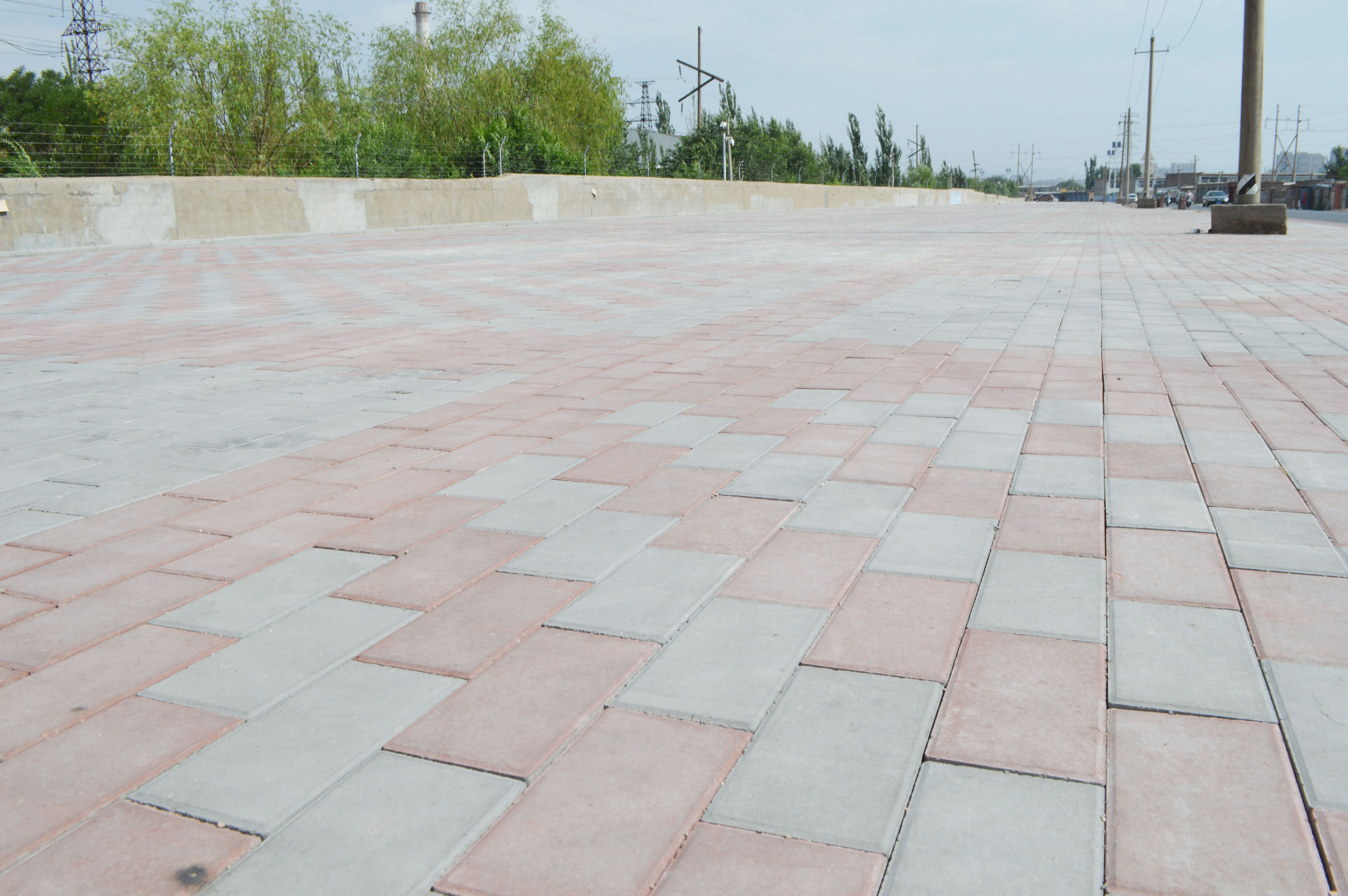 包頭面包磚現場(chǎng)案例