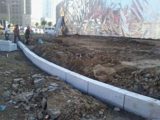 路沿石現場(chǎng)施工